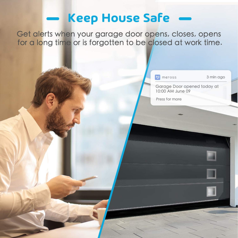 Meross sterownik bramy garażowej HomeKit Google Alexa
