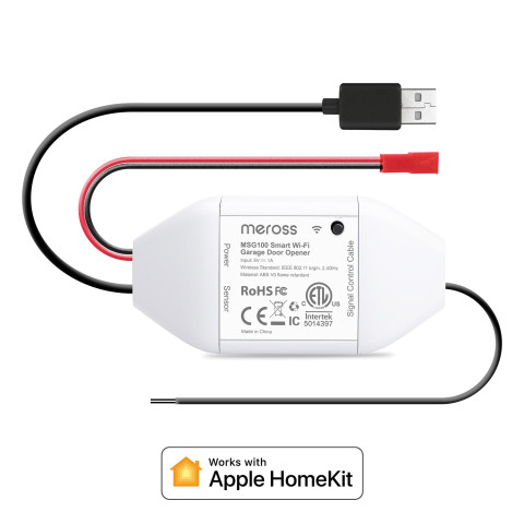 Meross garage door controller HomeKit Google Alexa