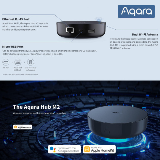 Aqara - Zigbee home automation gateway compatible Homekit (Aqara M2 Hub)