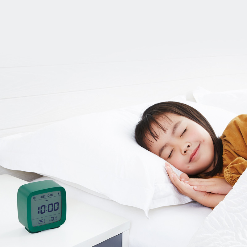 Qingping Blue Wecker mit Temperatur- und Feuchtigkeitssensor