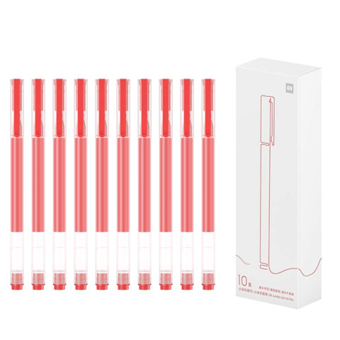Xiaomi Red 10-Pack Gel Pens Set