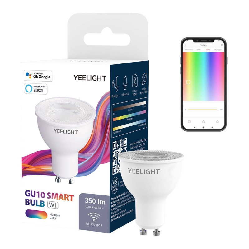 Yeelight Ampoule intelligente colorée GU10
