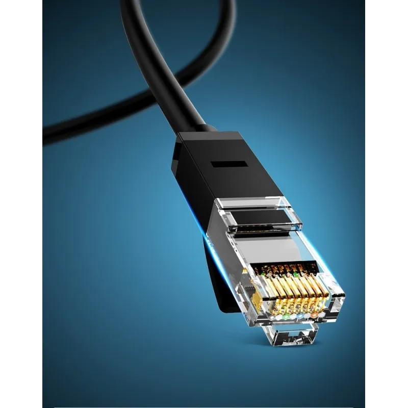 Ugreen kabel przewód internetowy sieciowy Ethernet patchcord RJ45 Cat 6 UTP 1000 Mbps 1 m czarny