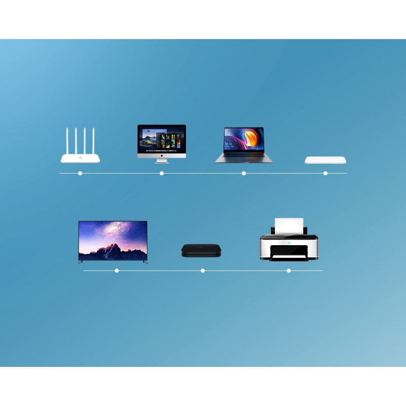 Ugreen Kabel Internet Netzwerkkabel Ethernet Patchkabel RJ45 Cat 6 UTP 1000Mbps 1m schwarz