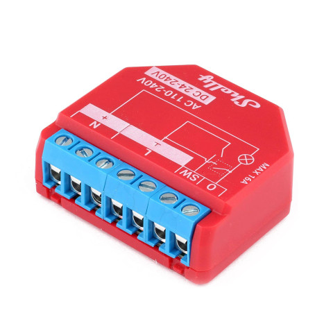 Shelly Plus 1PM WiFi Bluetooth in-box Relais 16A