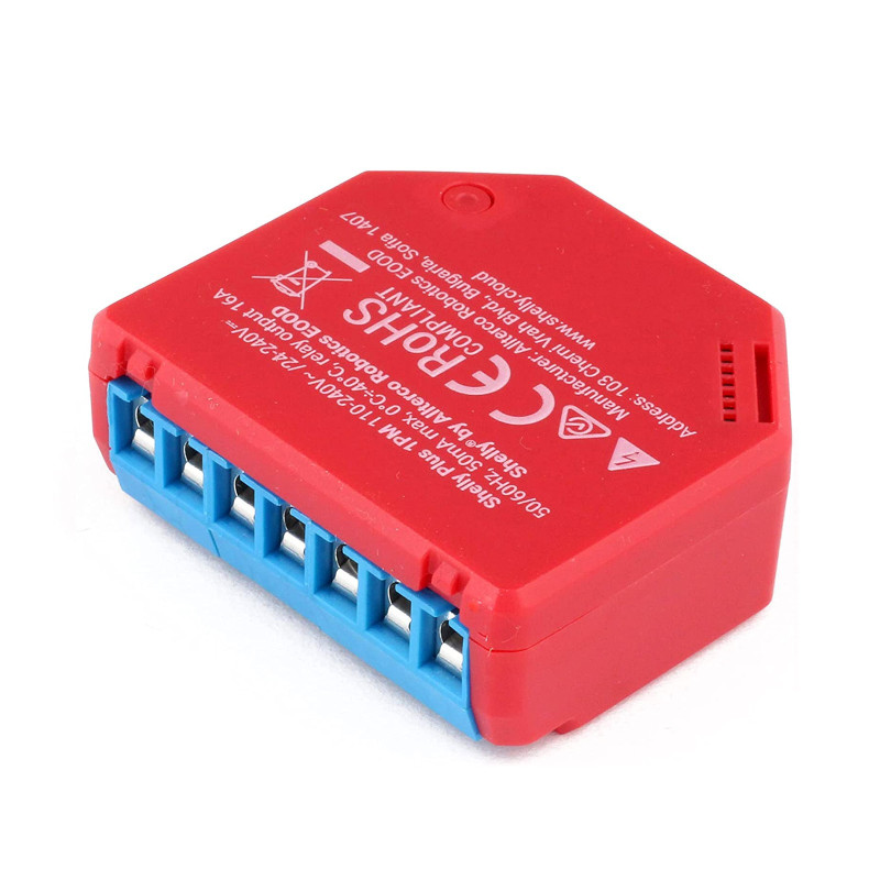Shelly Plus 1PM WiFi Bluetooth in-box Relais 16A