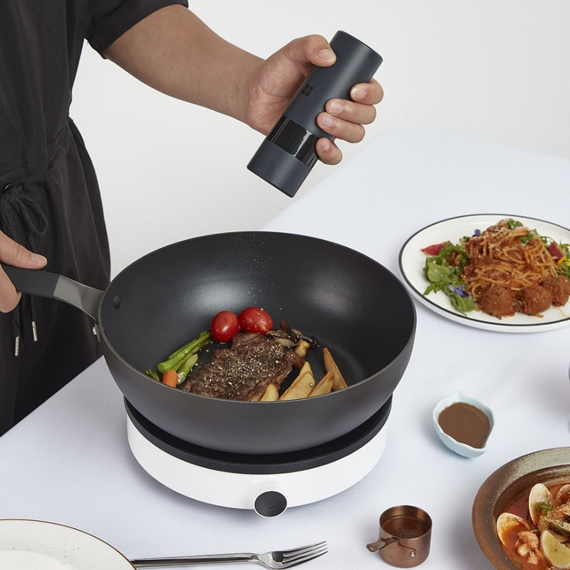 HUOHOU Electric Spice Grinder Black