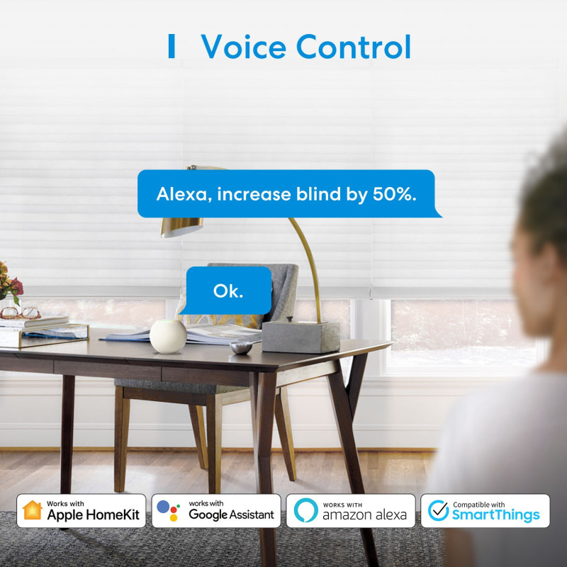 Contrôleur de volet roulant Wi-Fi intelligent Meross