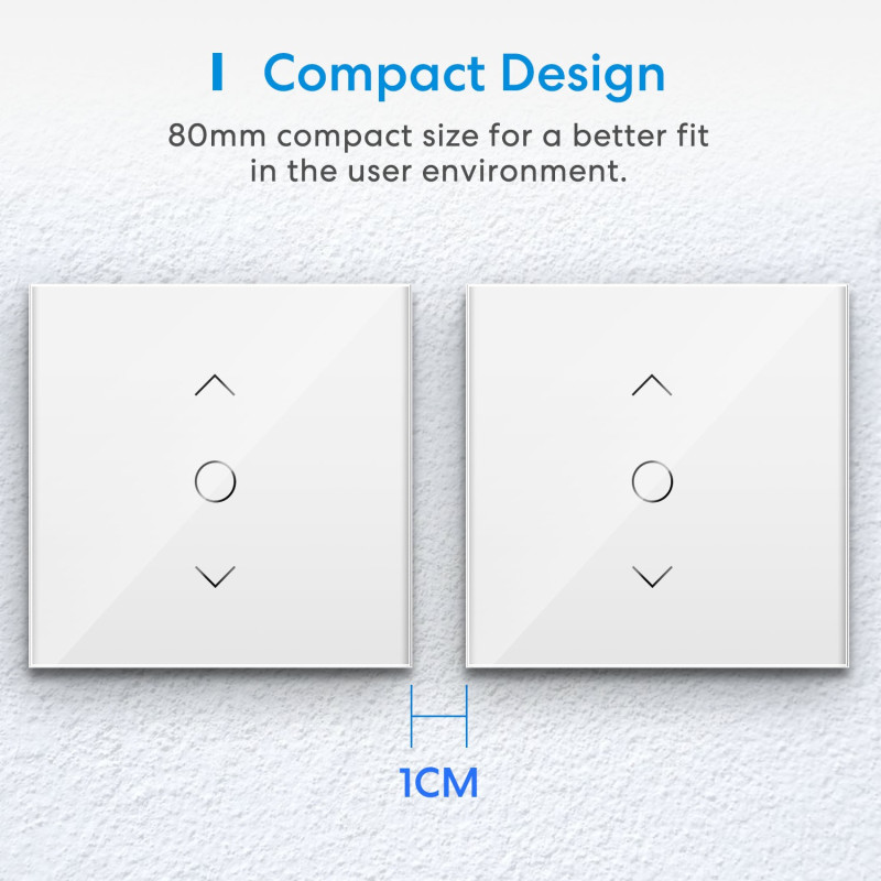 Contrôleur de volet roulant Wi-Fi intelligent Meross
