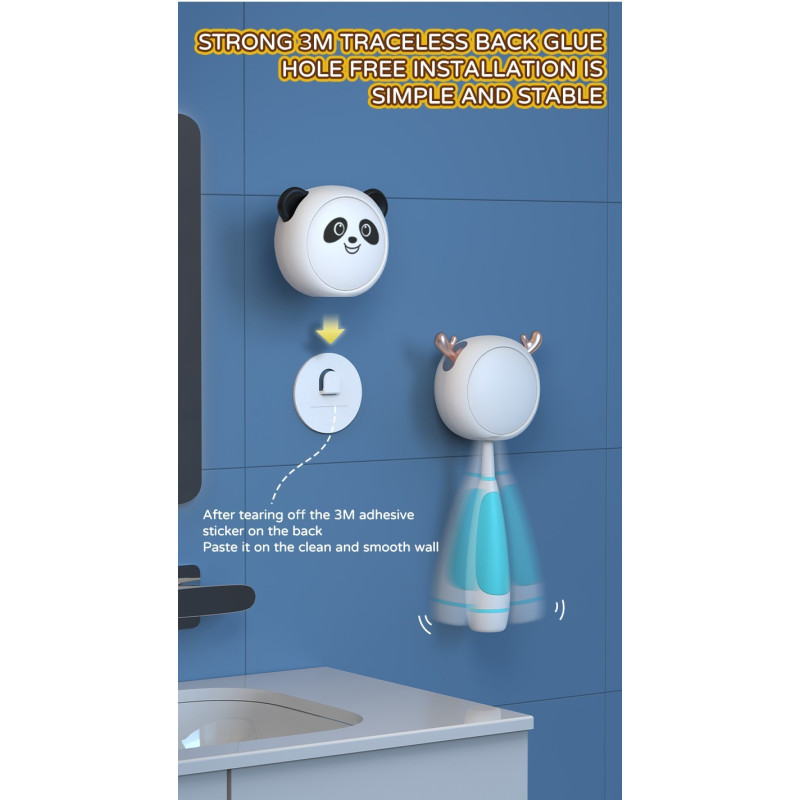 Panda UV toothbrush sterilizer for children