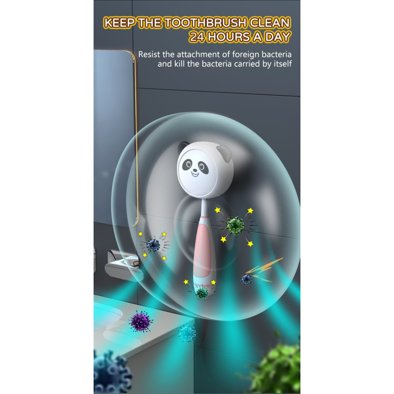 Panda UV toothbrush sterilizer for children