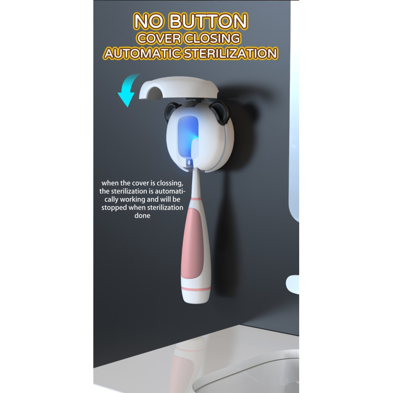 Panda UV toothbrush sterilizer for children