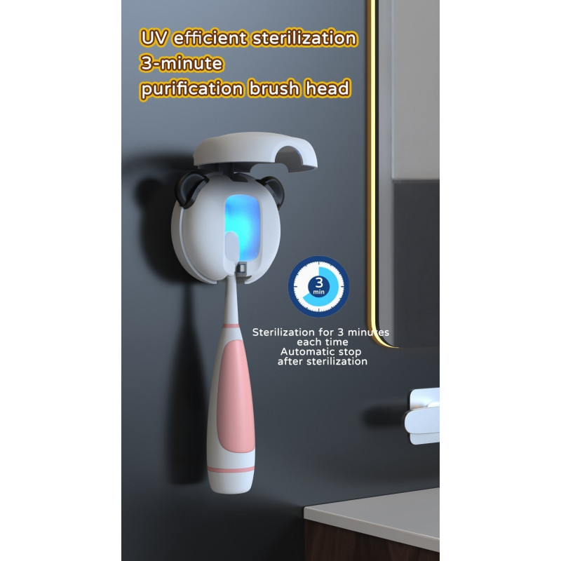 Panda UV toothbrush sterilizer for children