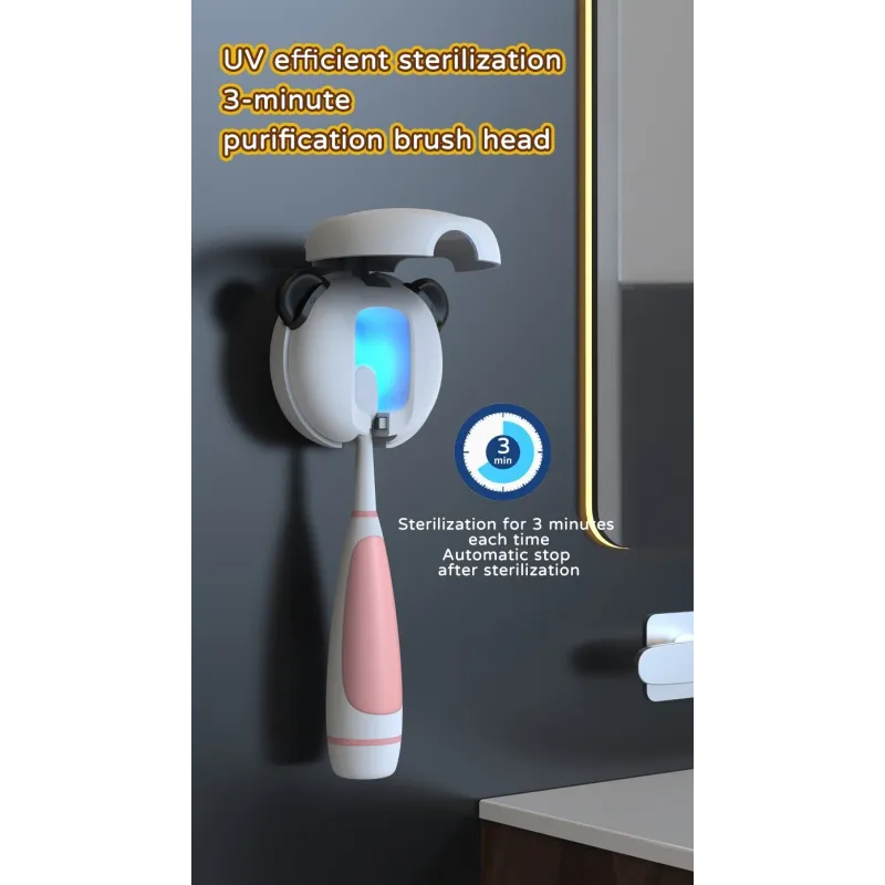 Panda UV toothbrush sterilizer for children