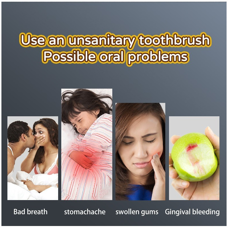 Panda UV toothbrush sterilizer for children