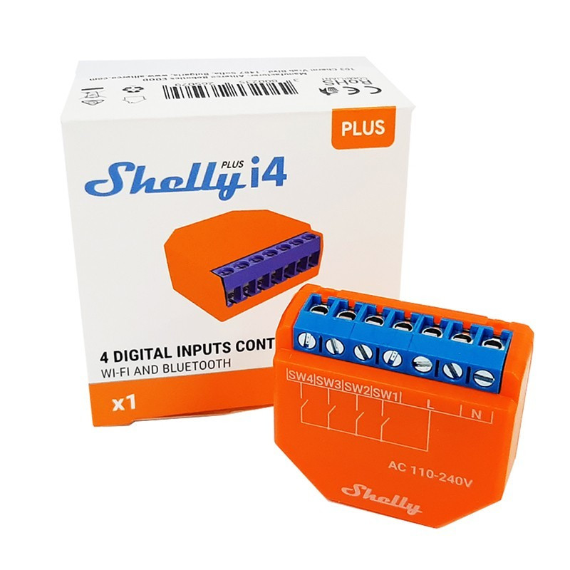 Módulo activador de escenas Shelly i4 AC