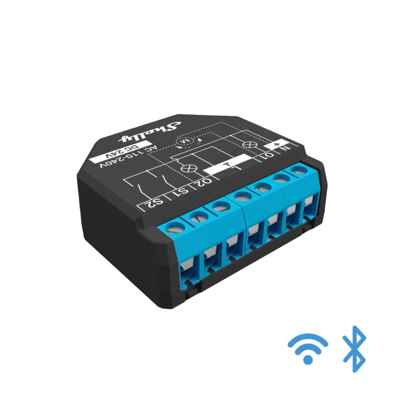 Shelly Plus 2PM WiFi Bluetooth 16A Induction Relay