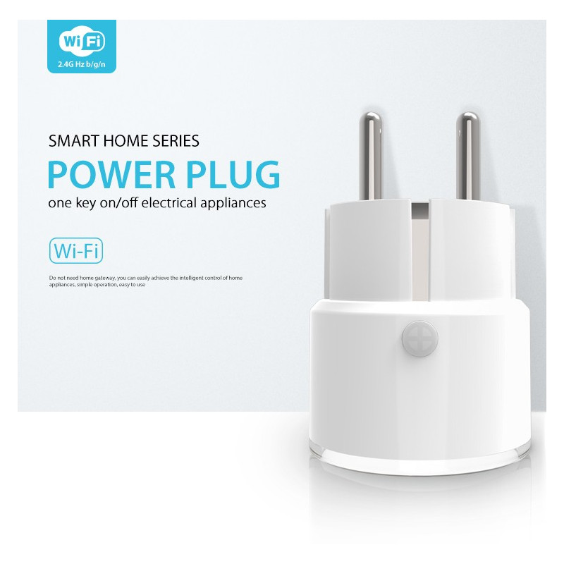 Presa WiFi TUYA 260V 3680W 16A con misura della corrente