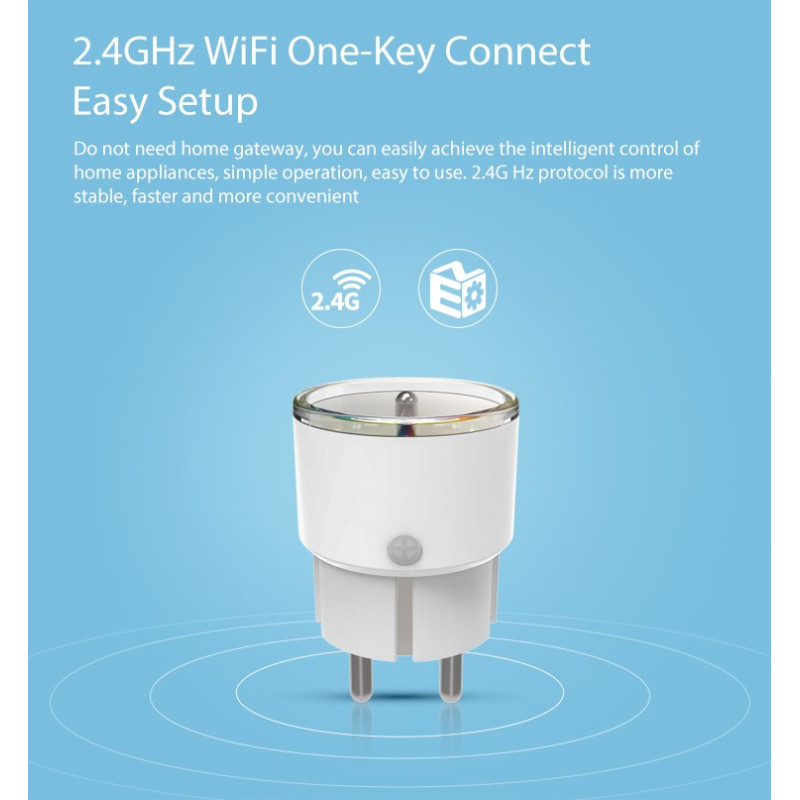 TUYA 260V 3680W 16A WiFi socket with current measurement