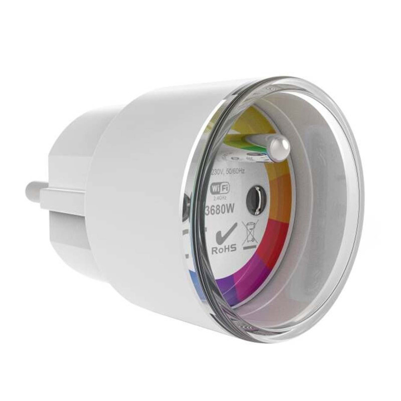 Gniazdko WiFi TUYA 260V 3680W 16A z pomiarem prądu