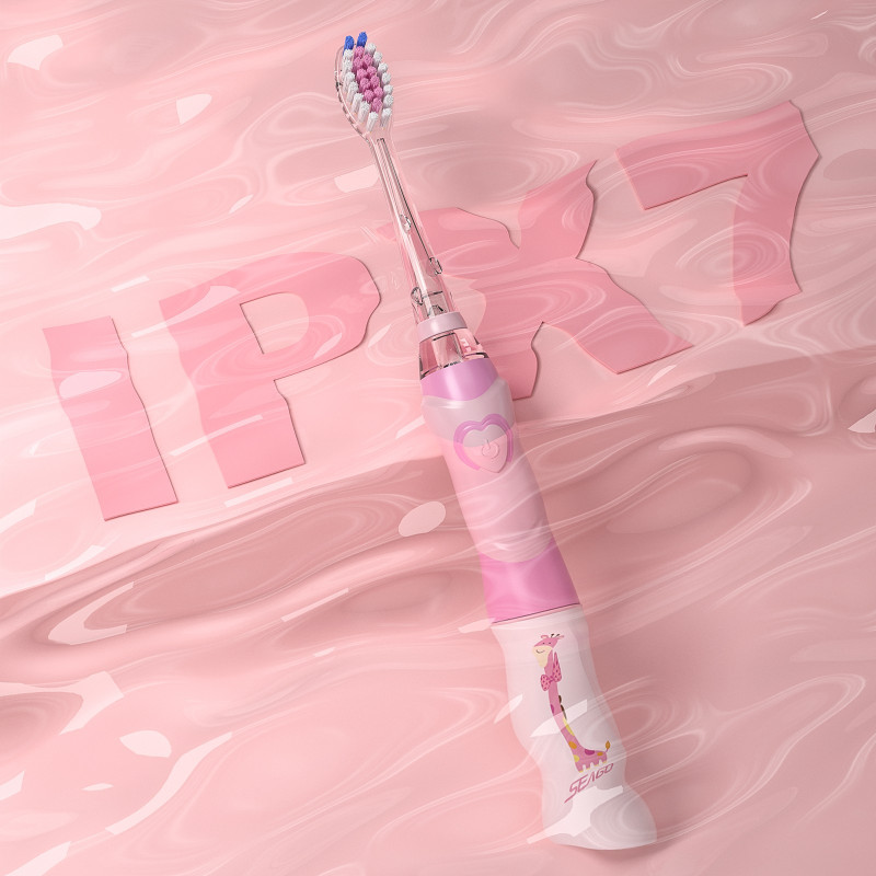 Seago Schallzahnbürste für Kinder von 3-12 Jahren