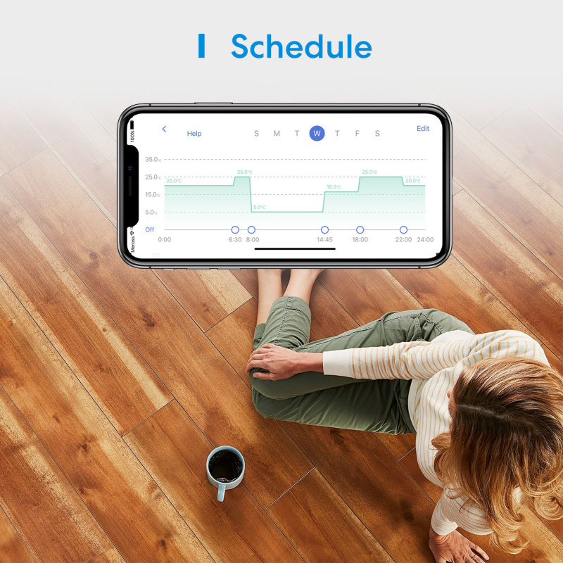 Meross Smart Wi-Fi underfloor heating thermostat