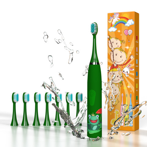 Sonic electric toothbrush for children 3 years and older