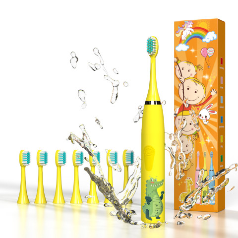 Sonic electric toothbrush for children 3 years and older