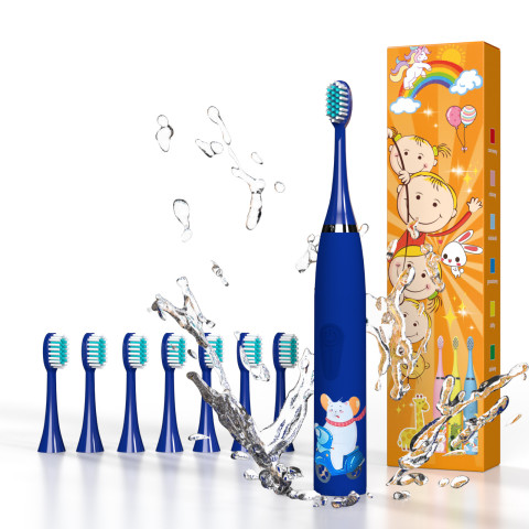 Sonic electric toothbrush for children 3 years and older