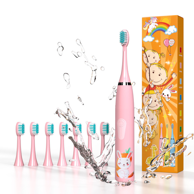 Sonic electric toothbrush for children 3 years and older