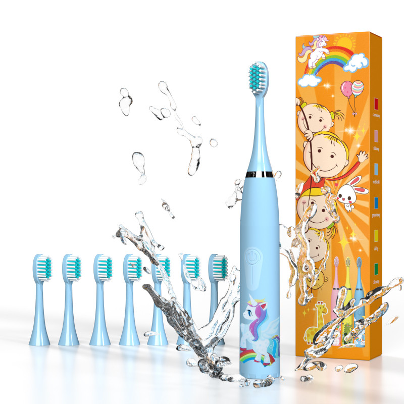 Sonic electric toothbrush for children 3 years and older