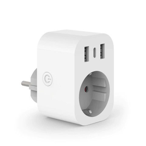 Inteligentne Gniazdko Tuya WiFi z portami USB