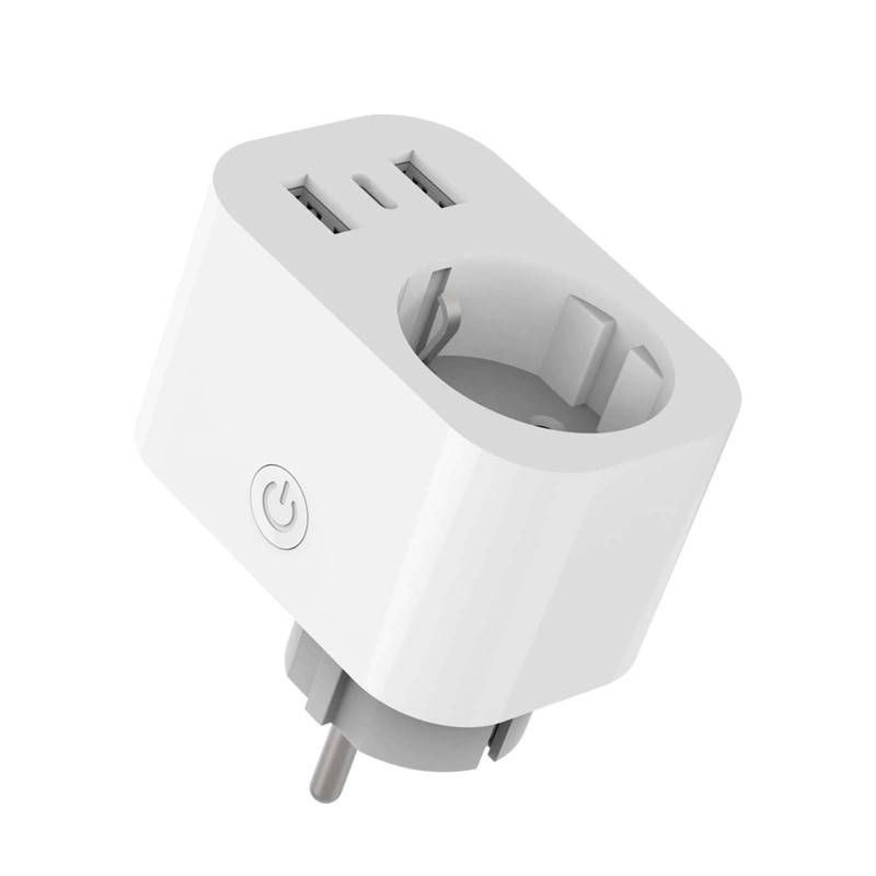 Tuya WiFi-Steckdose mit USB-Anschlüssen