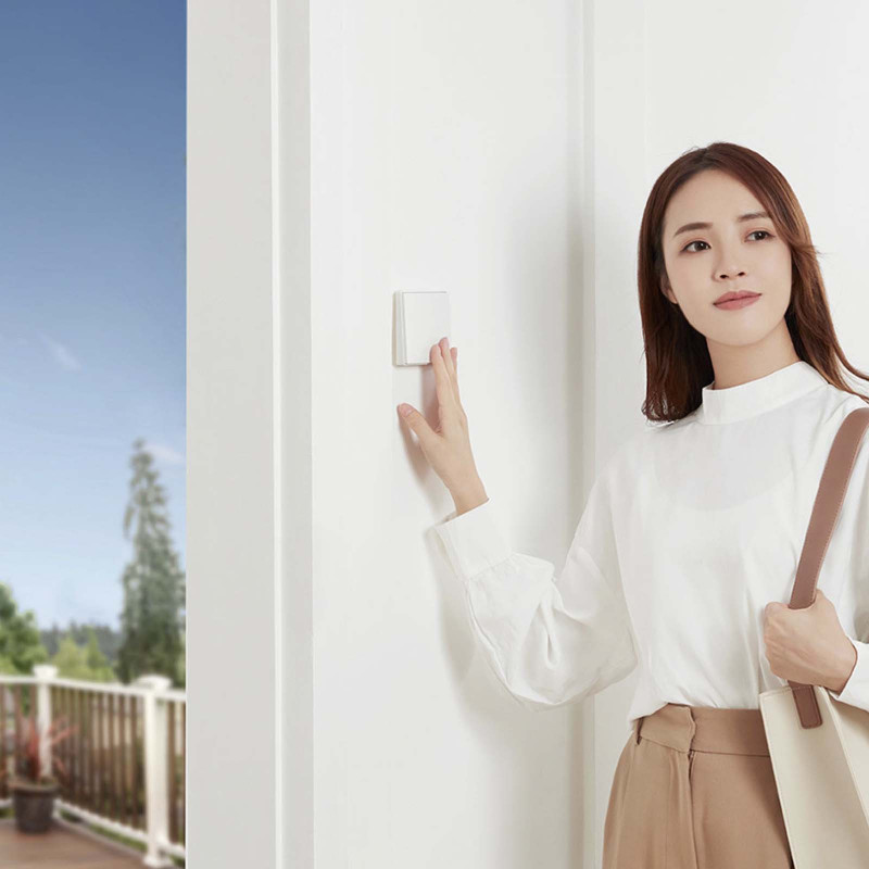 Interruptor de luz Zigbee Aqara D1 sin N