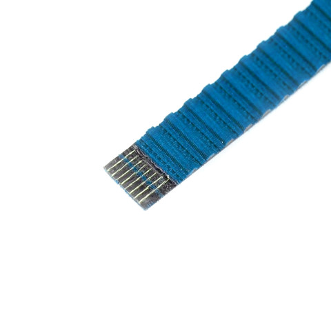 Elektrisches Gardinenstangenband Blau