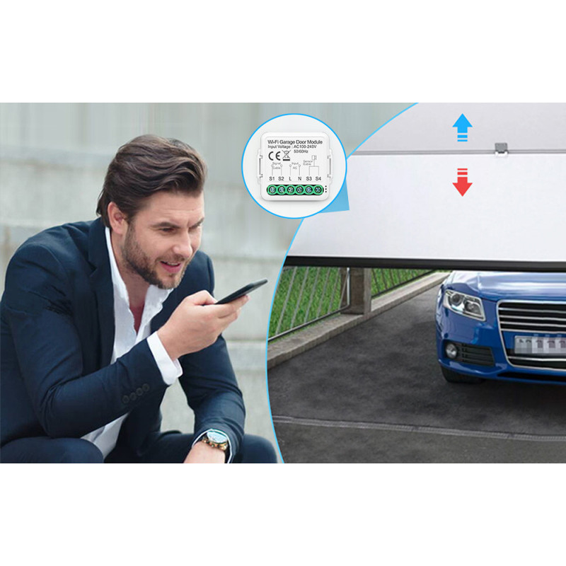Module de contrôle de porte de garage MINI WiFi Tuya