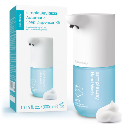 Dispensador automático de jabón de espuma SIMPLEWAY con líquido