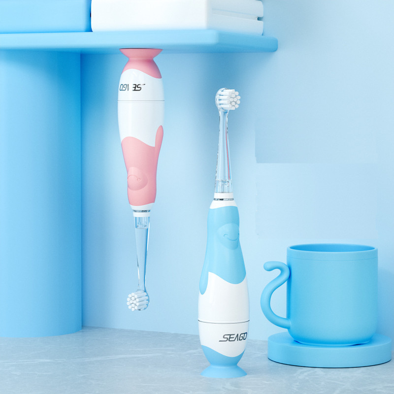 Brosse à dents sonique Seago pour les bébés de 0 à 3 ans