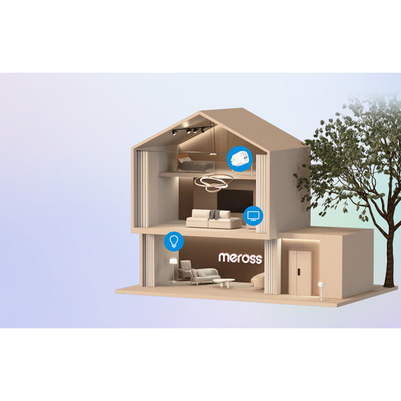 Meross inteligentne gniazdko WiFi z pomiarem energii Matter HomeKit