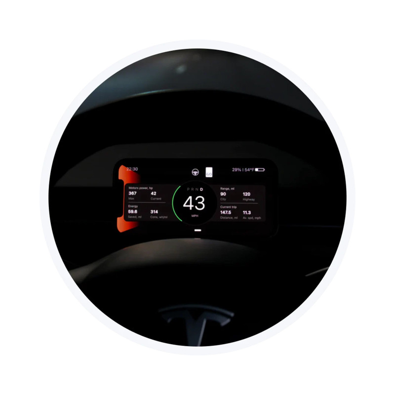 Teslogic Transmisor Kit v2 Dashboard dla Tesla 3 / Y