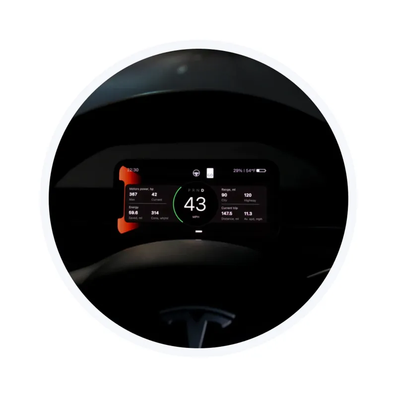 Teslogic Transmisor Kit v2 Dashboard dla Tesla 3 / Y