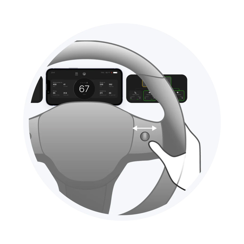 Teslogic Transmisor Kit v2 Dashboard dla Tesla 3 / Y