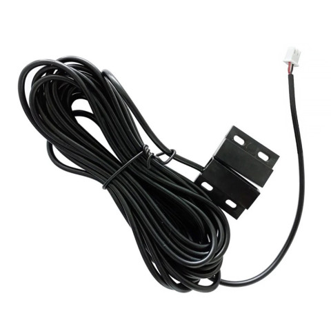 Czujnik otwarcia magnetyczny kontaktron przewodowy 5 m z wtykiem