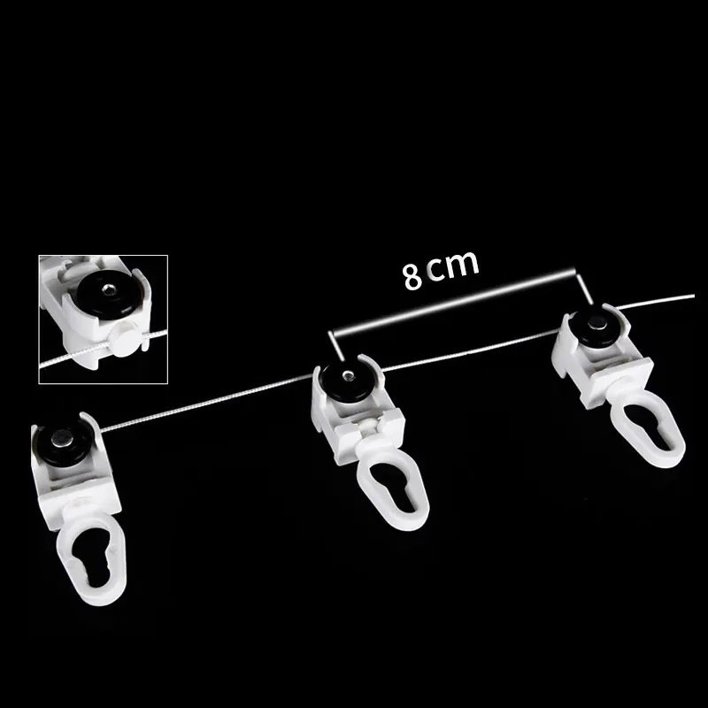 WAVE-Bandvorhang-Wellensystem mit Haken für die elektrische Vorhangschiene von Tuya