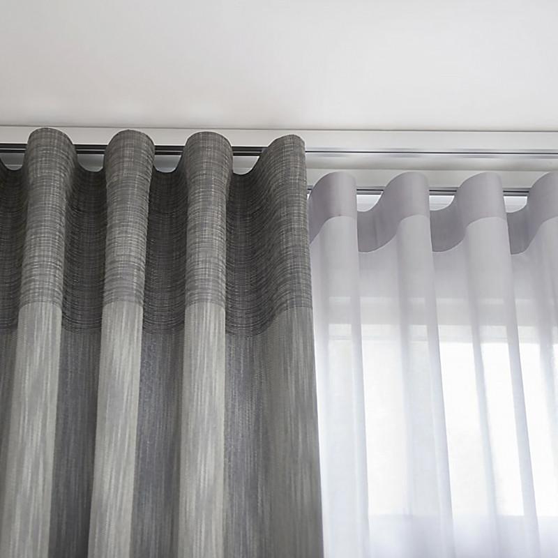 WAVE tape curtain waving system with hooks for Tuya electric curtain rod
