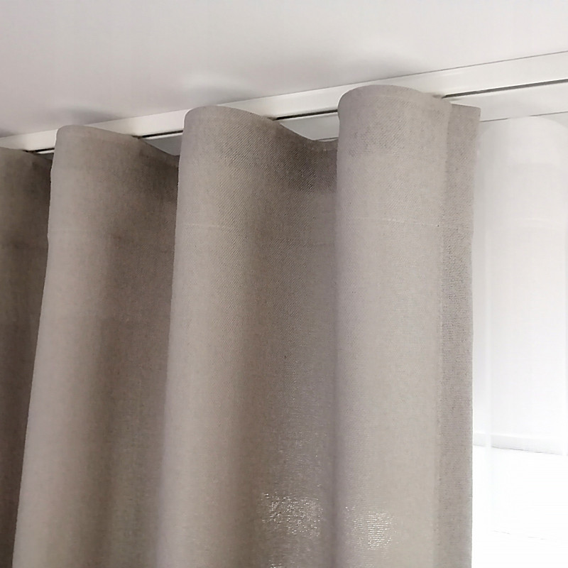 WAVE tape curtain waving system with hooks for Tuya electric curtain rod