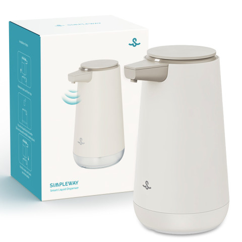 SIMPLEWAY Dispensador automático de jabón líquido para cocina baño carga USB-C