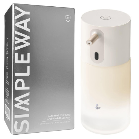 SIMPLEWAY Dispensador automático de espuma de jabón PRO carga USB-C