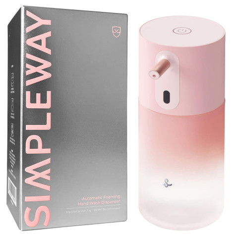 SIMPLEWAY Distributore automatico di schiuma di sapone PRO con ricarica USB-C
