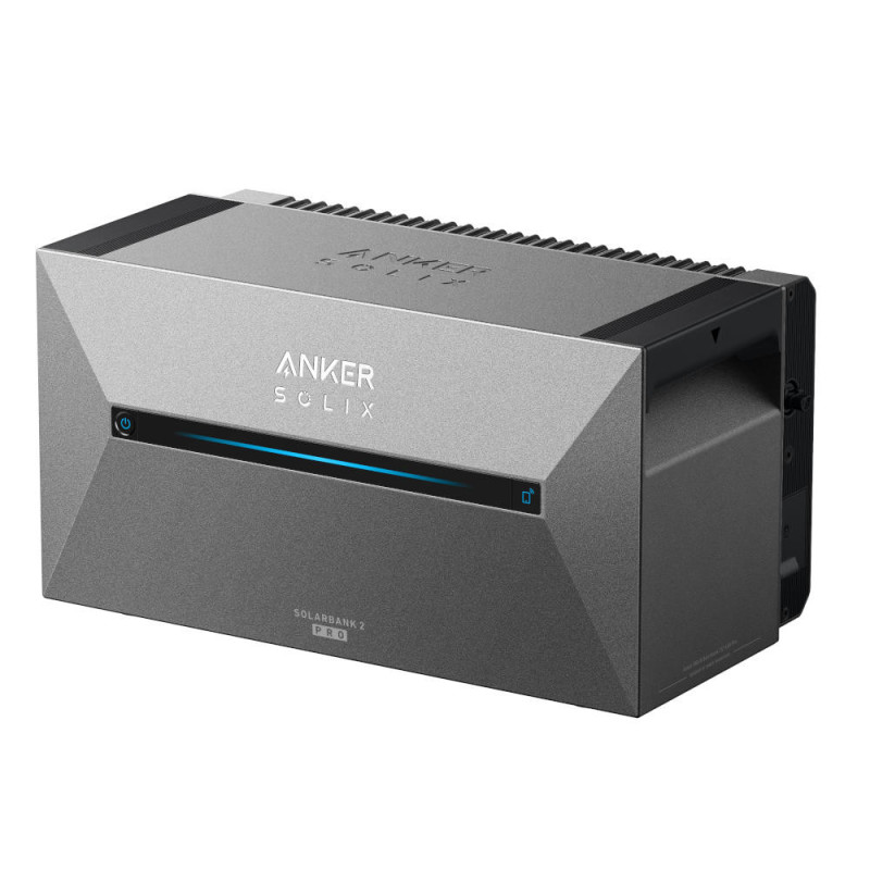 Anker Solix Solarbank 2 PRO 1600Wh 800W unité de stockage d'énergie avec micro-onduleur